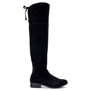 No Boundaries Black faux suede Over the Knee Boots Womens Size 7.5 Wide